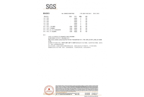 SGS报告